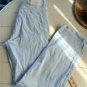 34 Heritage Light Gray Denim Pants